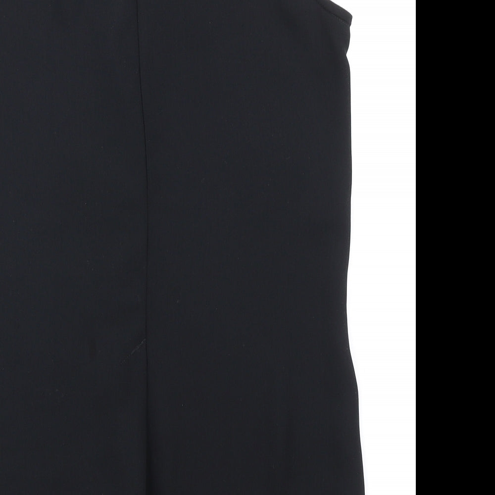 TAGG Womens Black Jacket Waistcoat Size 12 Button