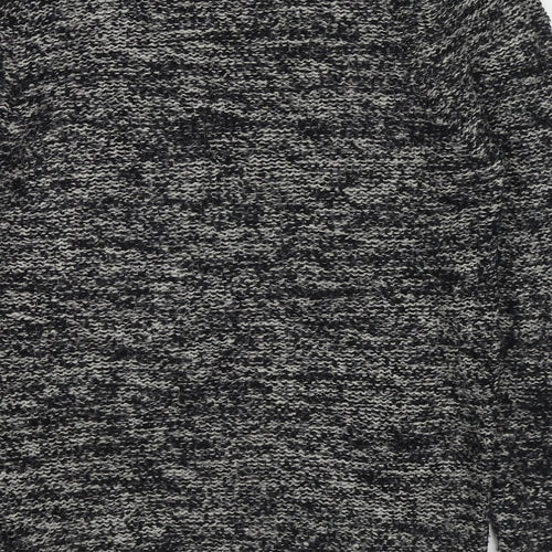 Topshop Mens Black Crew Neck Acrylic Pullover Jumper Size S Long Sleeve