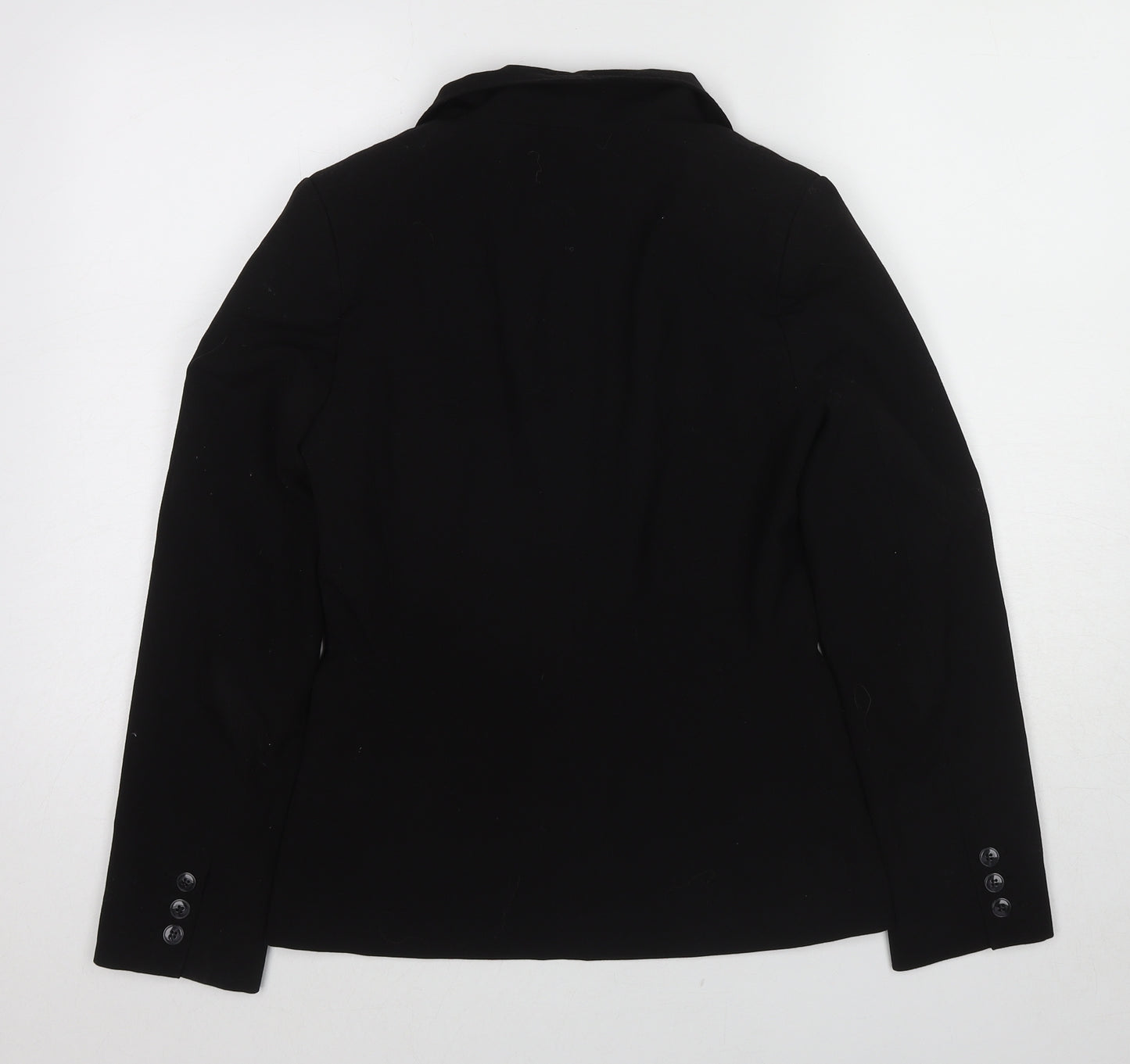 New Look Womens Black Polyester Jacket Blazer Size 10