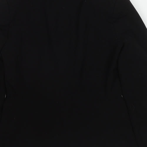 New Look Womens Black Polyester Jacket Blazer Size 10