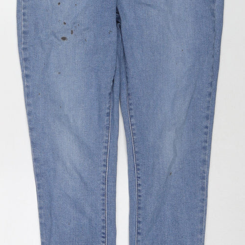 Levi's Womens Blue Cotton Skinny Jeans Size 31 in L32 in Regular Zip