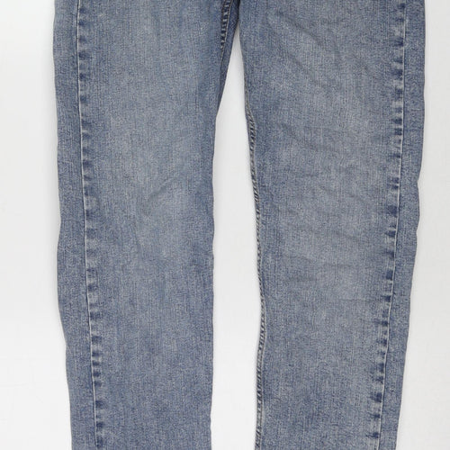 Levi's Mens Blue Cotton Skinny Jeans Size 32 in L32 in Regular Zip