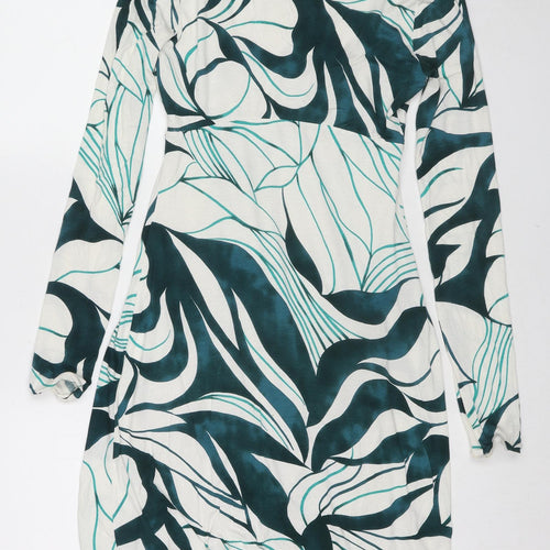 Sportmax Womens Multicoloured Geometric Viscose A-Line Size S Scoop Neck Pullover