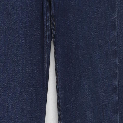 New Look Womens Blue Cotton Skinny Jeans Size 8 L24 in Slim Zip