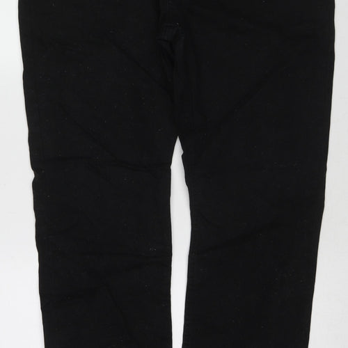 Denim & Co. Mens Black Cotton Straight Jeans Size 38 in L32 in Regular Zip