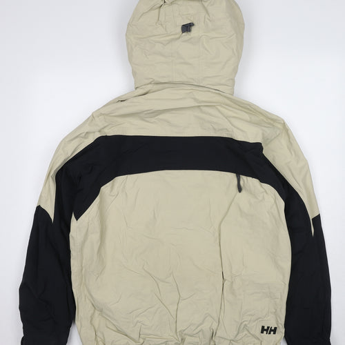 Helly Hansen Womens Beige Windbreaker Jacket Size M Zip - Ski Jacket