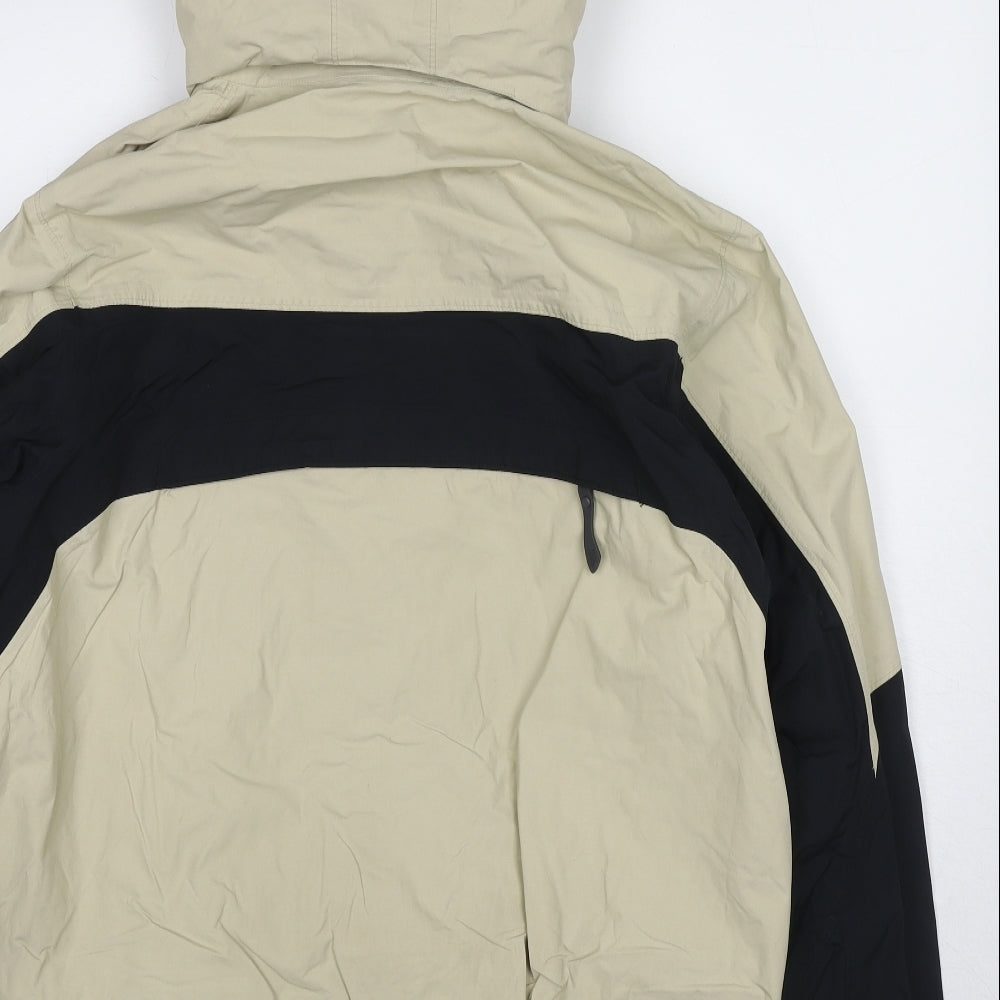 Helly Hansen Womens Beige Windbreaker Jacket Size M Zip - Ski Jacket