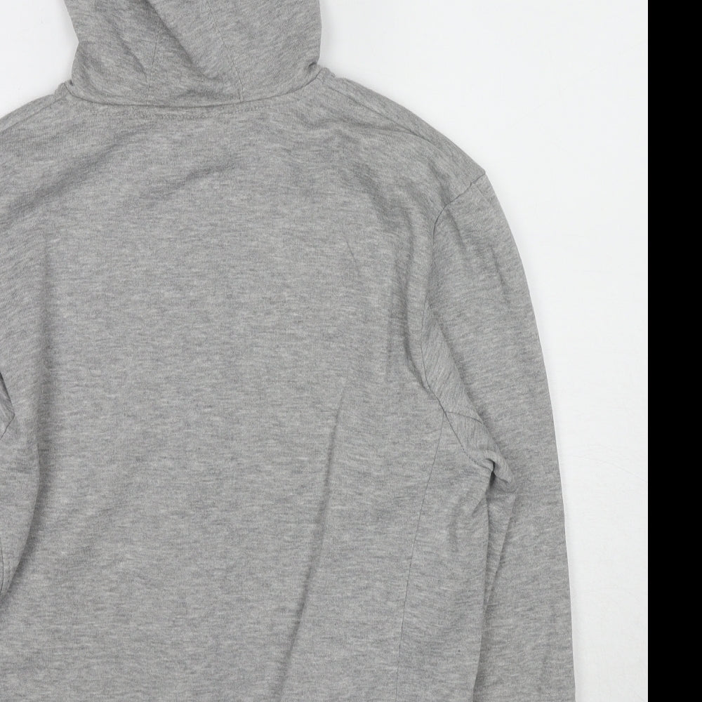 Slazenger Mens Grey Polyester Full Zip Hoodie Size M