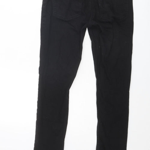 NEXT Boys Black Cotton Skinny Jeans Size 14 Years L28 in Regular Zip