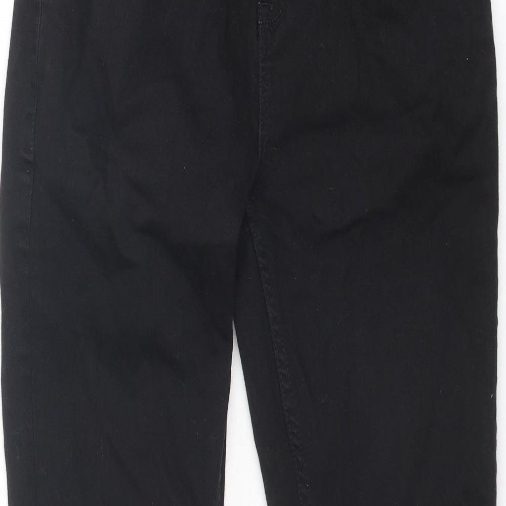 NEXT Boys Black Cotton Skinny Jeans Size 14 Years L28 in Regular Zip