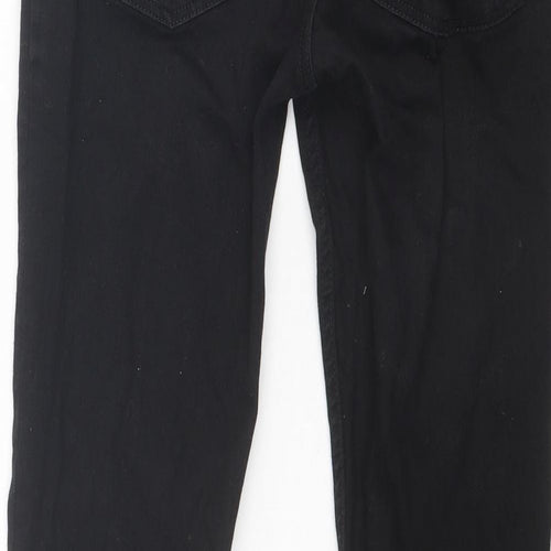 NEXT Boys Black Cotton Skinny Jeans Size 14 Years L28 in Regular Zip