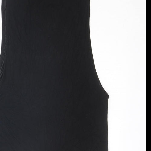 Pineapple Girls Black Viscose Basic Tank Size 11-12 Years Round Neck Pullover