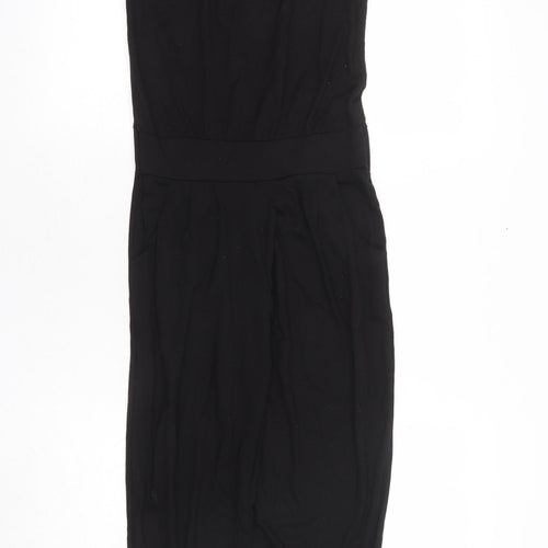 Red Herring Girls Black Polyester Jumpsuit One-Piece Size 11 Years L23 in Button