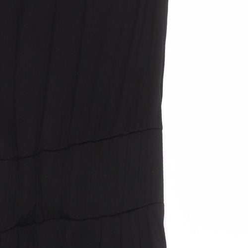 Red Herring Girls Black Polyester Jumpsuit One-Piece Size 11 Years L23 in Button