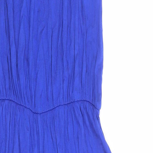 ASOS Womens Blue Viscose Jumpsuit One-Piece Size 8 L23 in Pullover