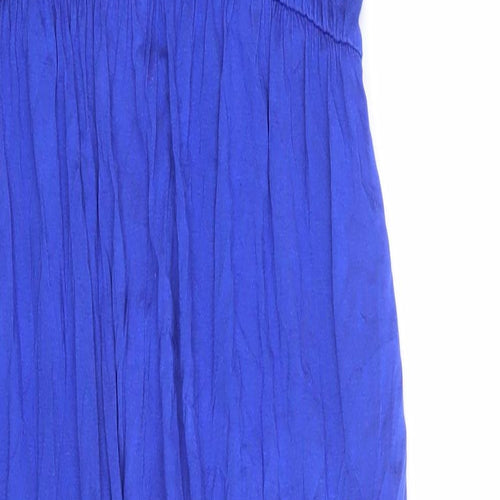ASOS Womens Blue Viscose Jumpsuit One-Piece Size 8 L23 in Pullover