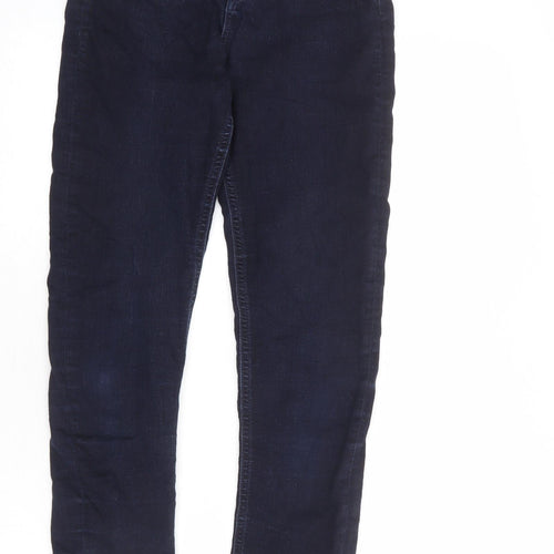Jack Wills Mens Blue Cotton Skinny Jeans Size 28 in L30 in Regular Zip
