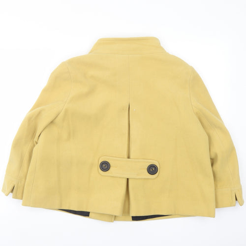 New Look Womens Yellow Jacket Size 16 Button