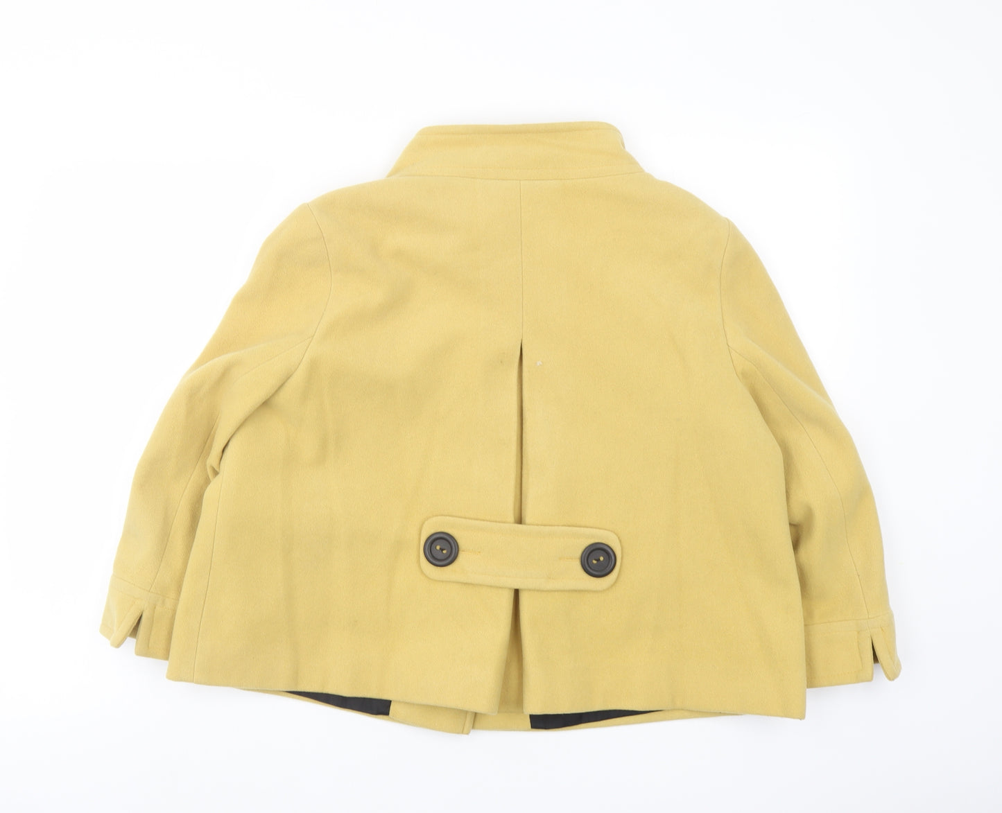 New Look Womens Yellow Jacket Size 16 Button