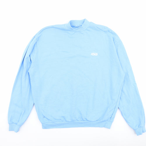 ASOS Womens Blue Cotton Pullover Sweatshirt Size 8 Pullover