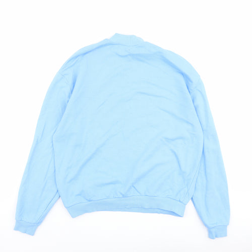 ASOS Womens Blue Cotton Pullover Sweatshirt Size 8 Pullover