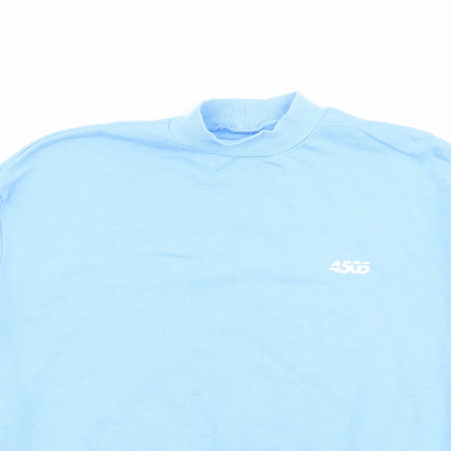 ASOS Womens Blue Cotton Pullover Sweatshirt Size 8 Pullover