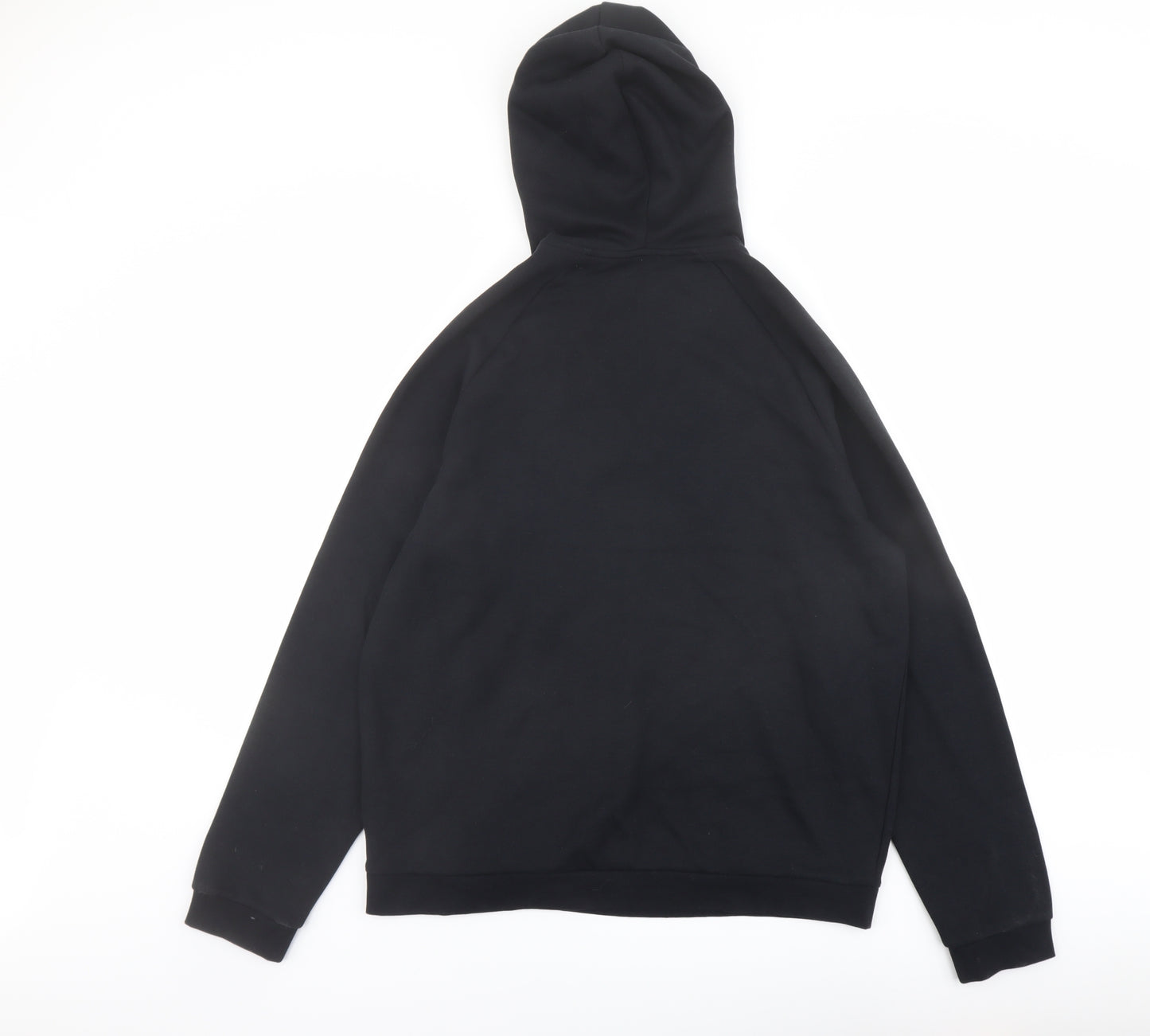 Autograph Mens Black Cotton Pullover Hoodie Size L