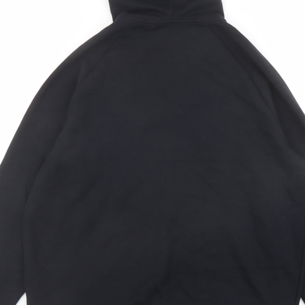 Autograph Mens Black Cotton Pullover Hoodie Size L