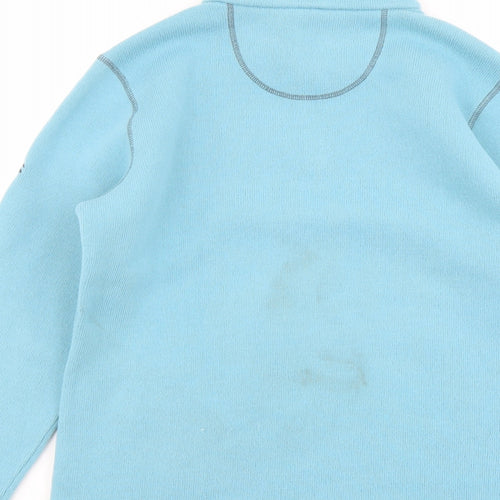 Gelert Womens Blue Polyester Pullover Sweatshirt Size 14 Zip