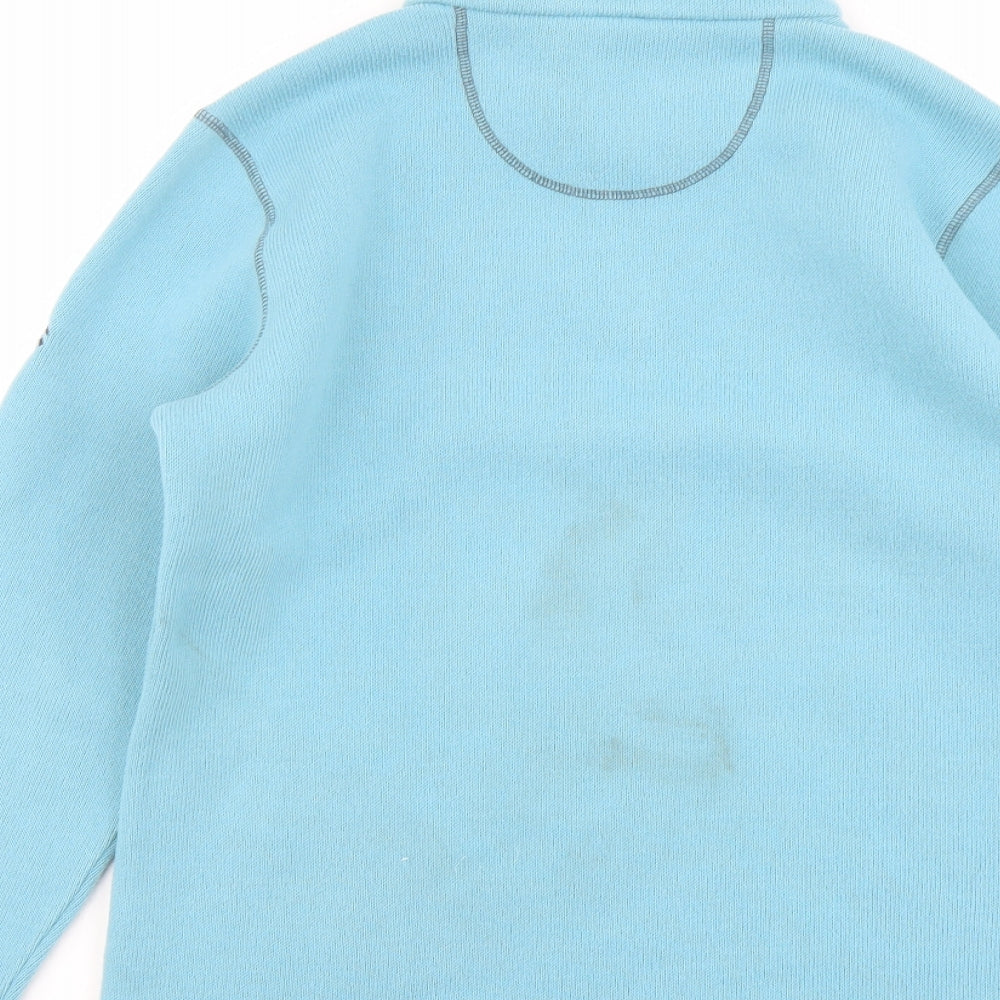 Gelert Womens Blue Polyester Pullover Sweatshirt Size 14 Zip