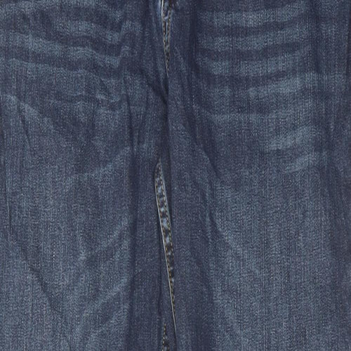 SPOKE Mens Blue Cotton Straight Jeans Size 35 in L31 in Regular Zip