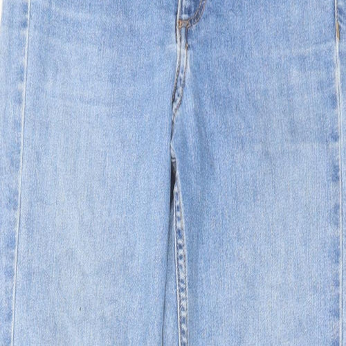 H&M Womens Blue Cotton Skinny Jeans Size 25 in L28 in Regular Zip