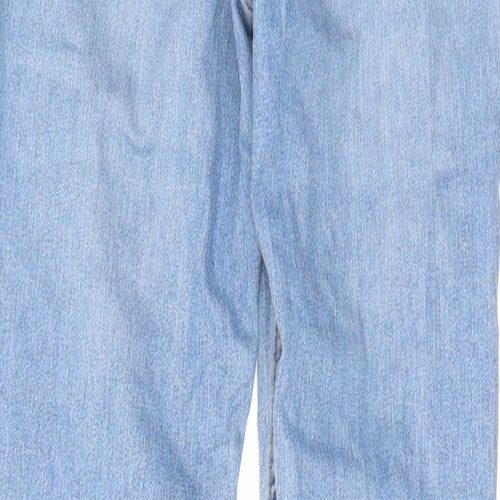 H&M Womens Blue Cotton Skinny Jeans Size 25 in L28 in Regular Zip