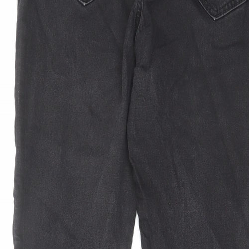 TU Womens Black Cotton Jegging Jeans Size 12 L28 in Regular