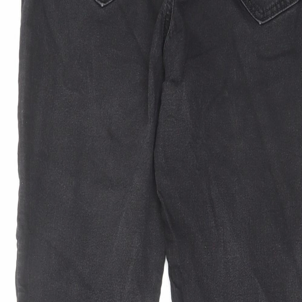 TU Womens Black Cotton Jegging Jeans Size 12 L28 in Regular