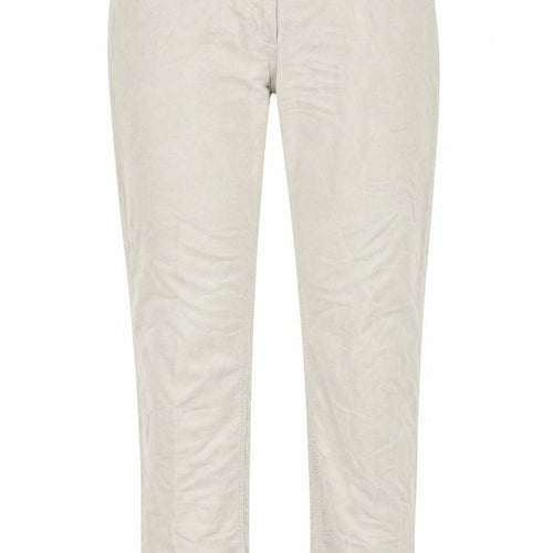 Laurel Womens Beige Cotton Trousers Size 34 in L28 in Regular Zip