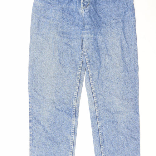 Falmer Heritage Womens Blue Cotton Straight Jeans Size 26 in L30 in Regular Zip