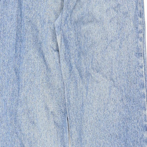 Falmer Heritage Womens Blue Cotton Straight Jeans Size 26 in L30 in Regular Zip