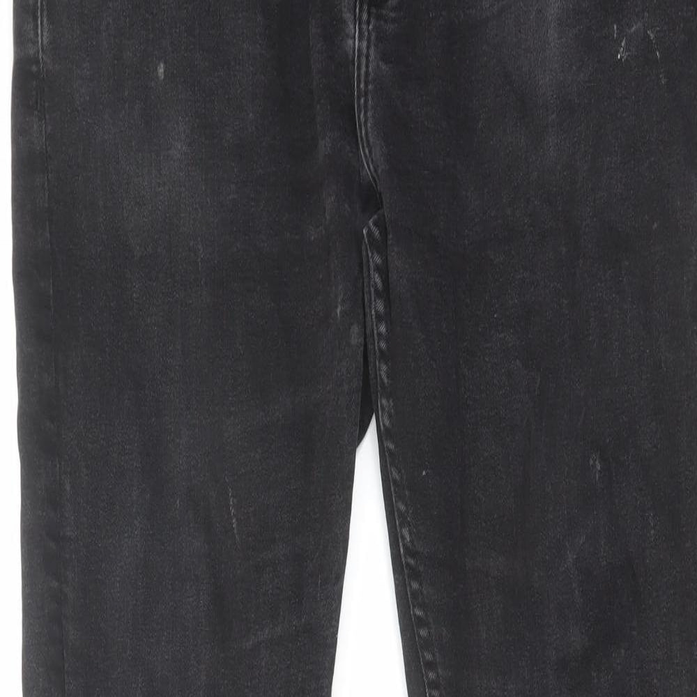 DML Jeans Mens Black Cotton Skinny Jeans Size 34 in L30 in Regular Zip