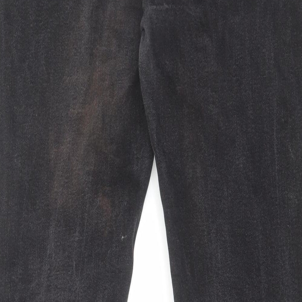DML Jeans Mens Black Cotton Skinny Jeans Size 34 in L30 in Regular Zip