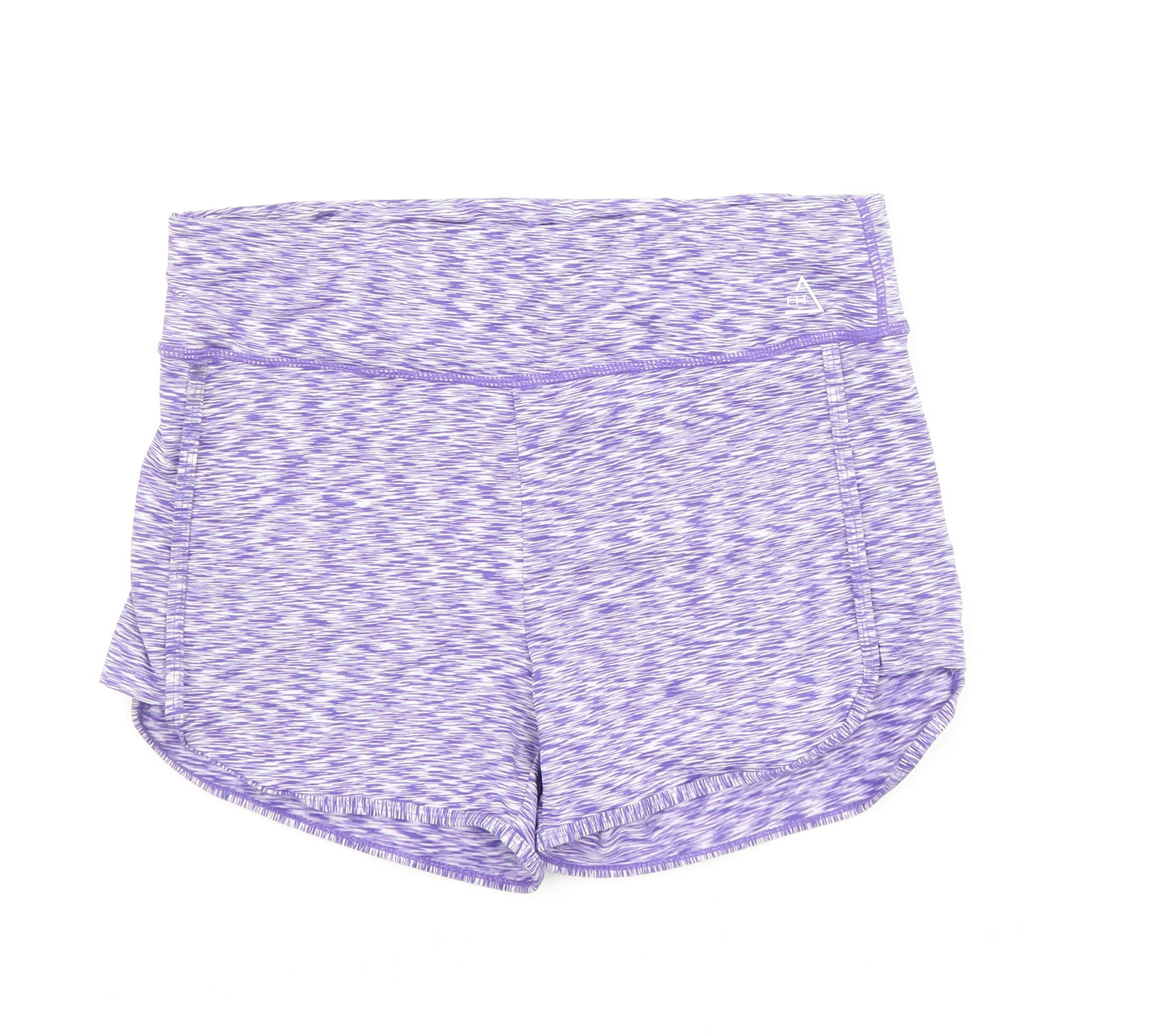 Boohoo Womens Purple Polyester Athletic Shorts Size 14 Regular