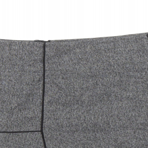 NEXT Womens Grey Polyester Trumpet Skirt Size 12 Zip