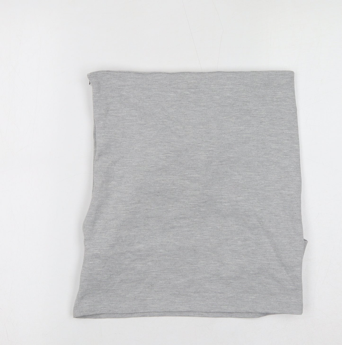VILA Womens Grey Polyester A-Line Skirt Size S Zip