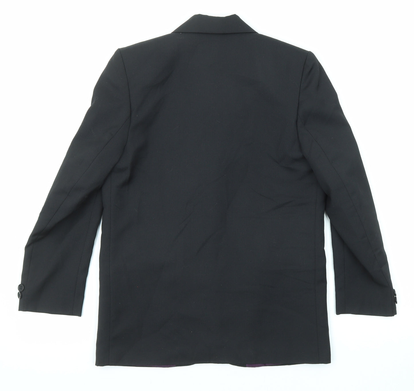 NEXT Boys Black Pea Coat Blazer Size 11 Years Button