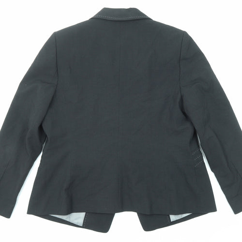 Marks and Spencer Womens Grey Polyester Jacket Suit Jacket Size 18