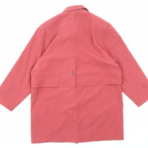 Klass Womens Red Jacket Size M Button