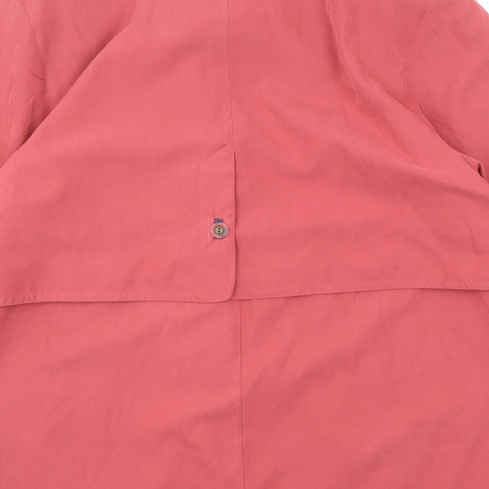 Klass Womens Red Jacket Size M Button