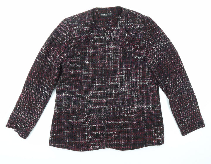 Joella Di Marco Womens Multicoloured Jacket Size S Zip