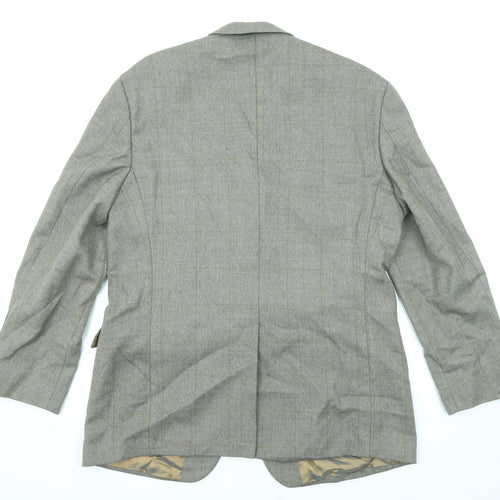 Marks and Spencer Mens Grey Wool Jacket Suit Jacket Size 42 Regular