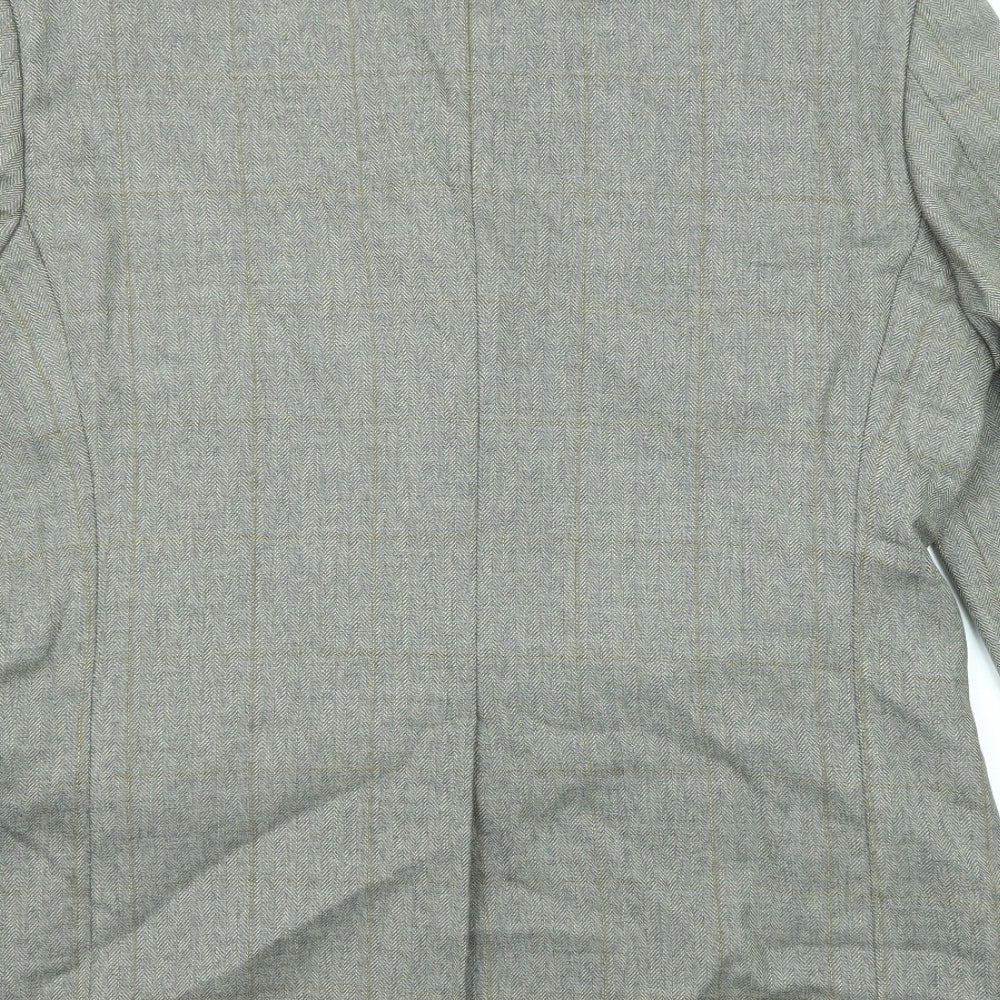 Marks and Spencer Mens Grey Wool Jacket Suit Jacket Size 42 Regular